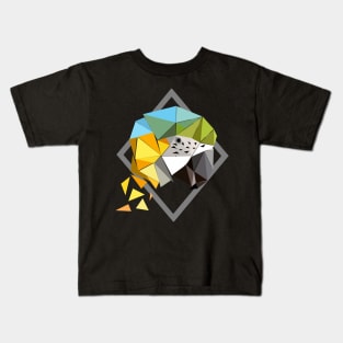 Polygon Macaw Kids T-Shirt